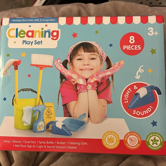 NEW Playright Cleaning Play Set 3+ - Picture 3 of 4